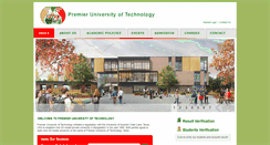 Desktop Screenshot of premieruniversitybd.com